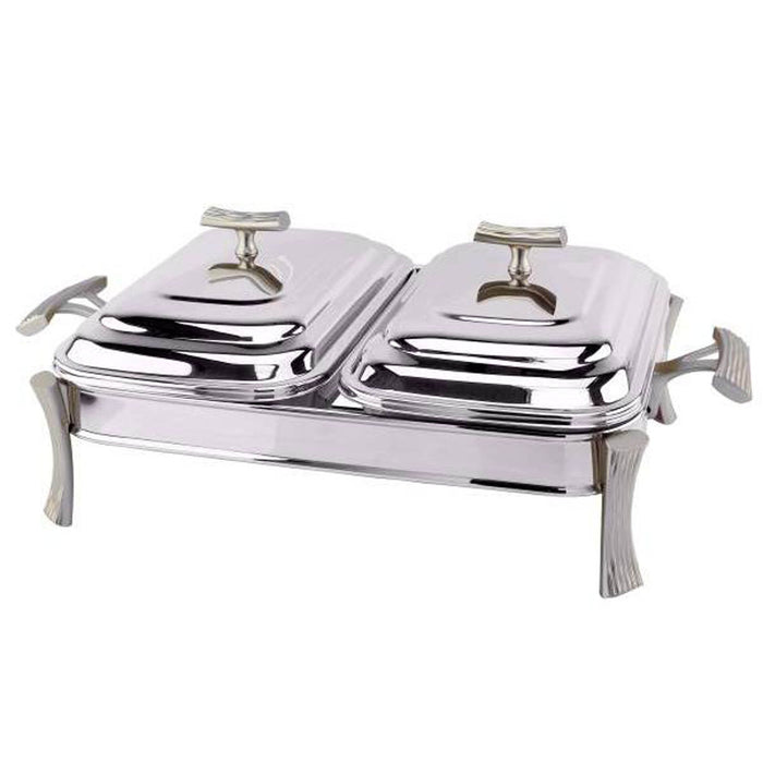 Onda Stainless Steel 2x1.5qts Oblong Warmer
