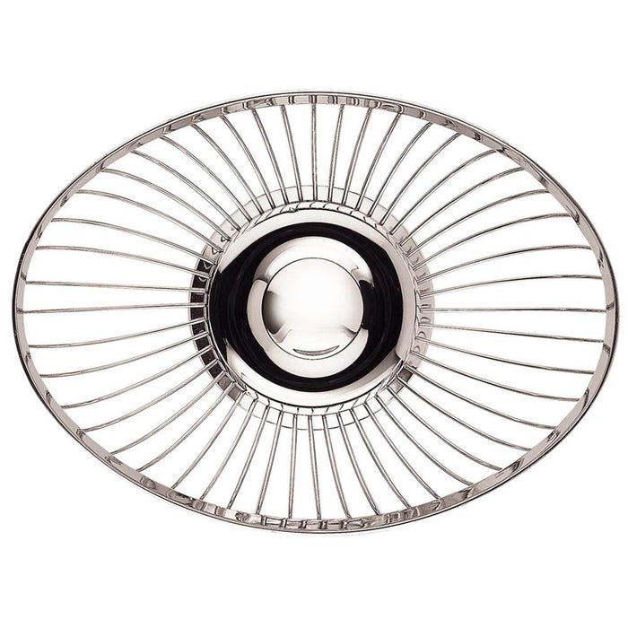 Stainless Steel Oval Fruit/Bread Basket 24.5 X 18 X 7.8cm