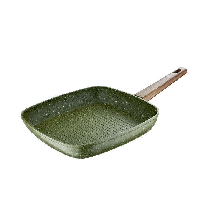 Acadia Forged Aluminum Square Grill Pan 28x4.5cm With Induction Bottom
