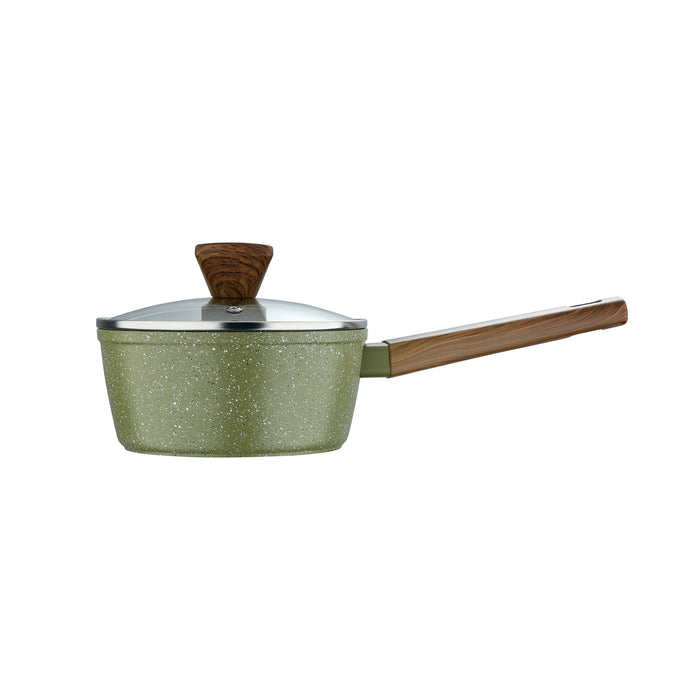 Acadia Forged Aluminum Saucepan With Lid 16x7.5cm With Induction Bottom