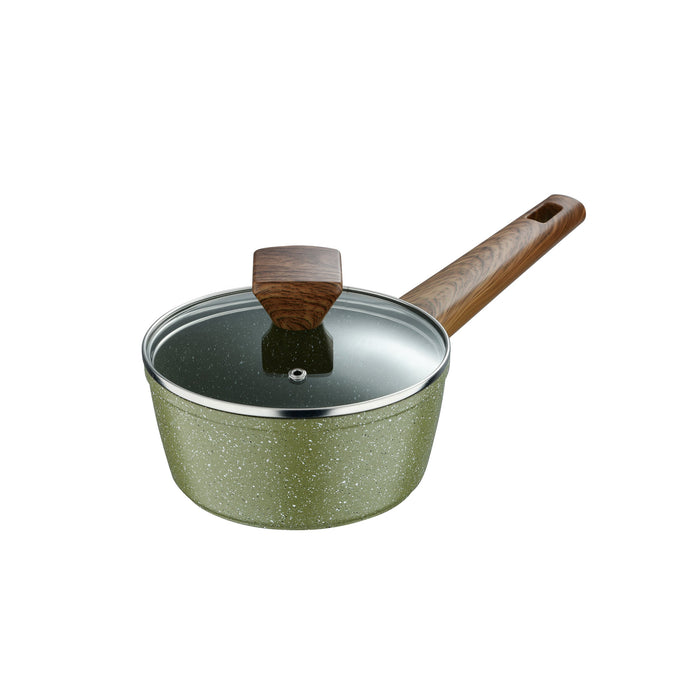 Acadia Forged Aluminum Saucepan With Lid 16x7.5cm With Induction Bottom