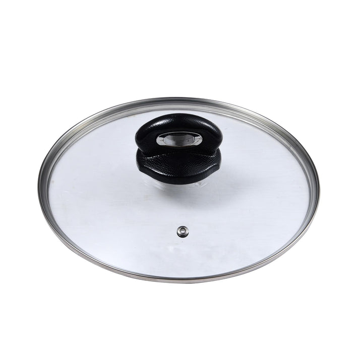 Orion Forged Aluminum Shallow Pot With Lid 24x6.5cm With Induction Bottom
