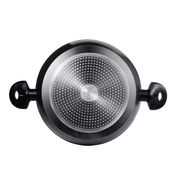 Orion Forged Aluminum Shallow Pot With Lid 32cm With Induction Bottom