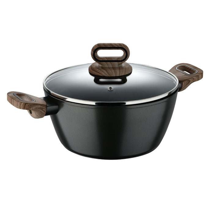 Ultimate Tx Forged Aluminum Casserole 24cm With Induction Bottom And Heat Dot