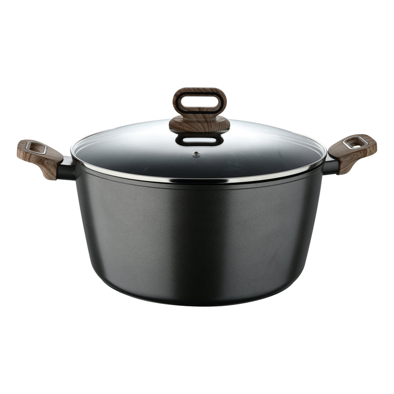 BERGNER ULTIMATE TX FORGED ALUMINUM CASSEROLE + LID 32 CM WITH HEATDOT TECHNOLOGY, INDUCTION BOTTOM, GREY COLOR, BG36175GY