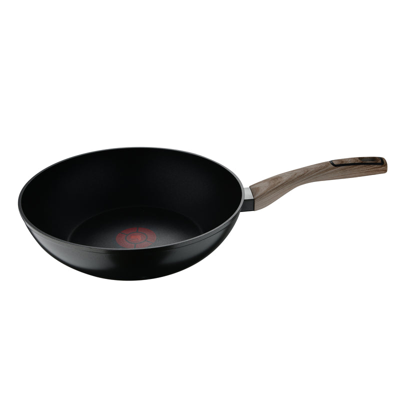 BERGNER ULTIMATE TX FORGED ALUMINUM WOK 28 CM WITH HEATDOT TECHNOLOGY, INDUCTION BOTTOM, GREY COLOR, BG36178GY