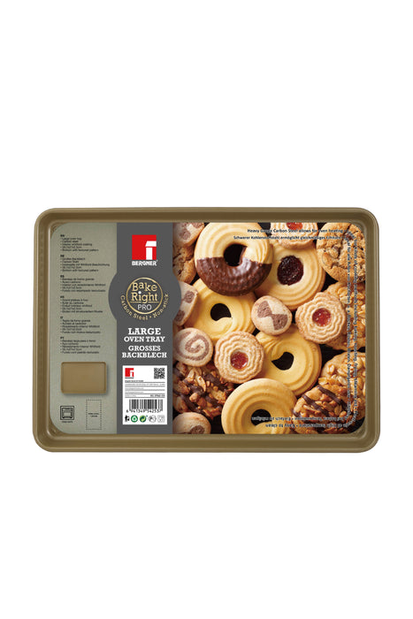 Bakeright Pro Carbon Steel Rectangle Large Oven Tray 39.7cm