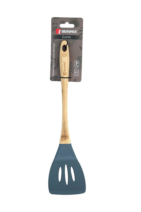 Earth Slotted Turner 33.5cm Bamboo Handle