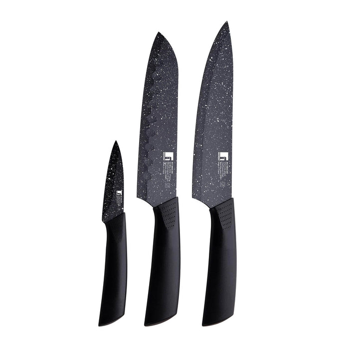 Bergamo Stainless Steel 3pc Knife Set