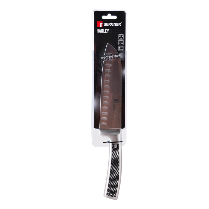Harley Stainless Steel Santoku Knife 17.5cm Matt Finish
