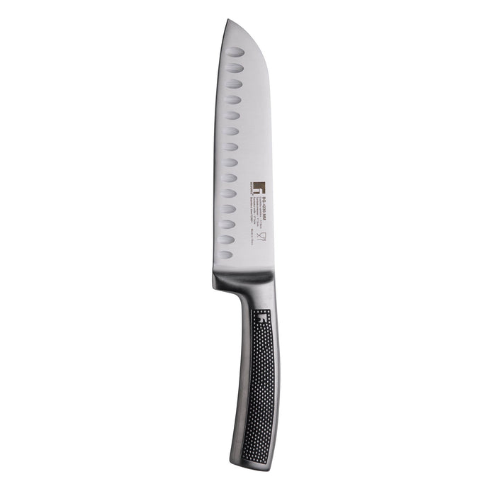 Harley Stainless Steel Santoku Knife 17.5cm Matt Finish