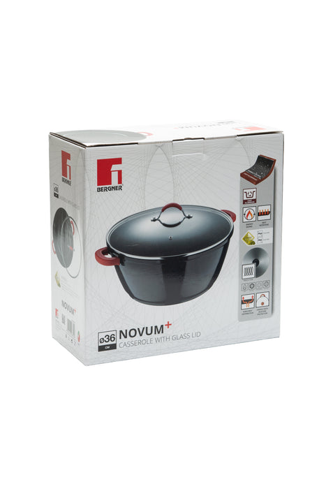 Novum+ Cast Aluminum Casserole 36x16cm With Induction Bottom
