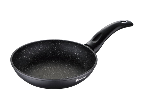 BERGNER ORION FORGED ALUMINUM INDUCTION BOTTOM NON-STICK FRYPAN 20X4.3 CM, BLACK COLOR