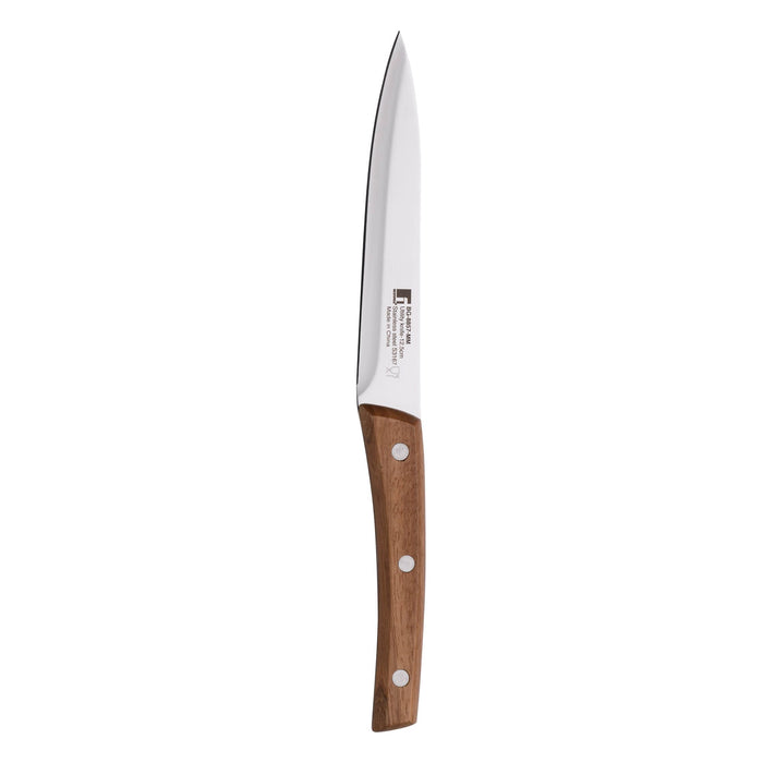 Nature Stainless Steel Utilitery Knife 12.5m Wooden Handle