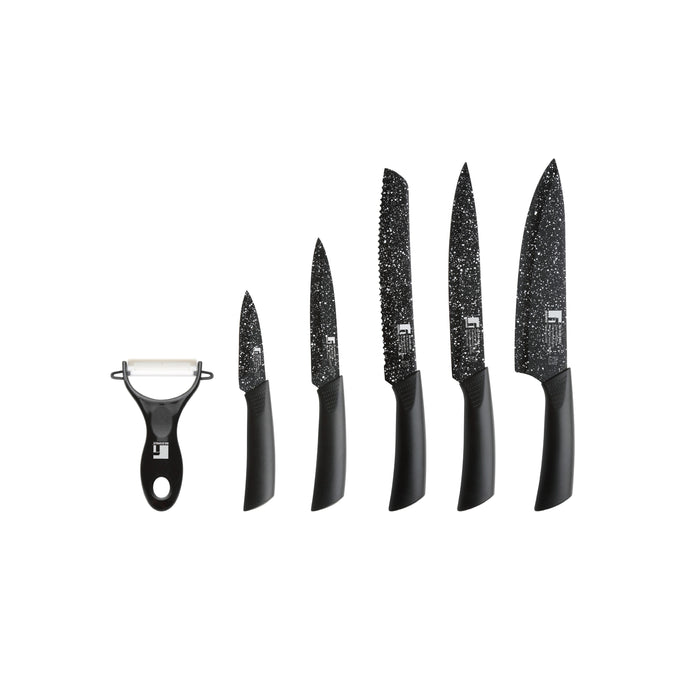 Bergamo Stainless Steel 6pc Knife Set
