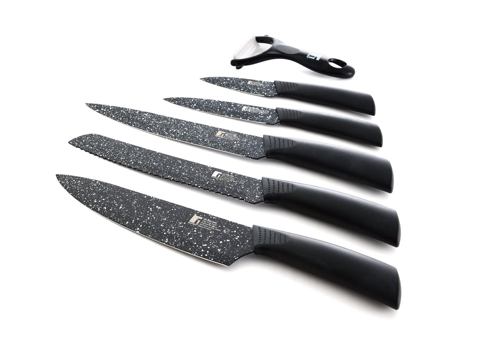 Bergamo Stainless Steel 6pc Knife Set