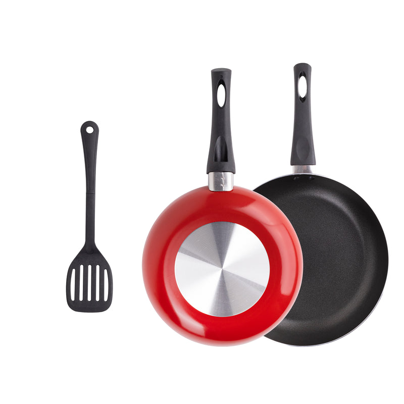 RENBERG REDLY PRESS ALUMINIUM 3PC COOKWARE SET