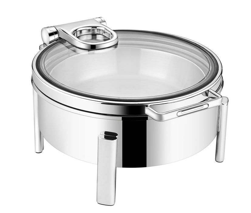 Chafing Dish Round 6l Lid/Roll Top