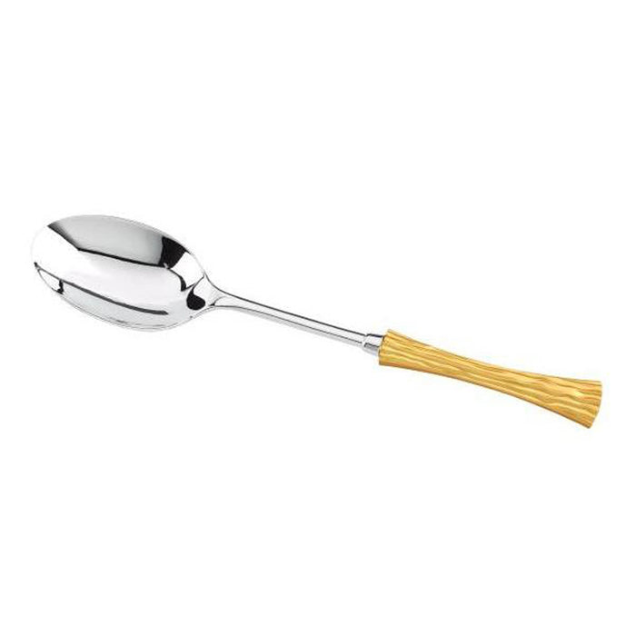 Onda Gold Chromeplated Salad Spoon