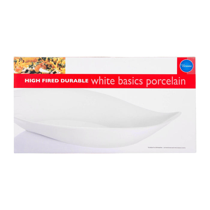 Porcelain Leaf Bowl 40cm