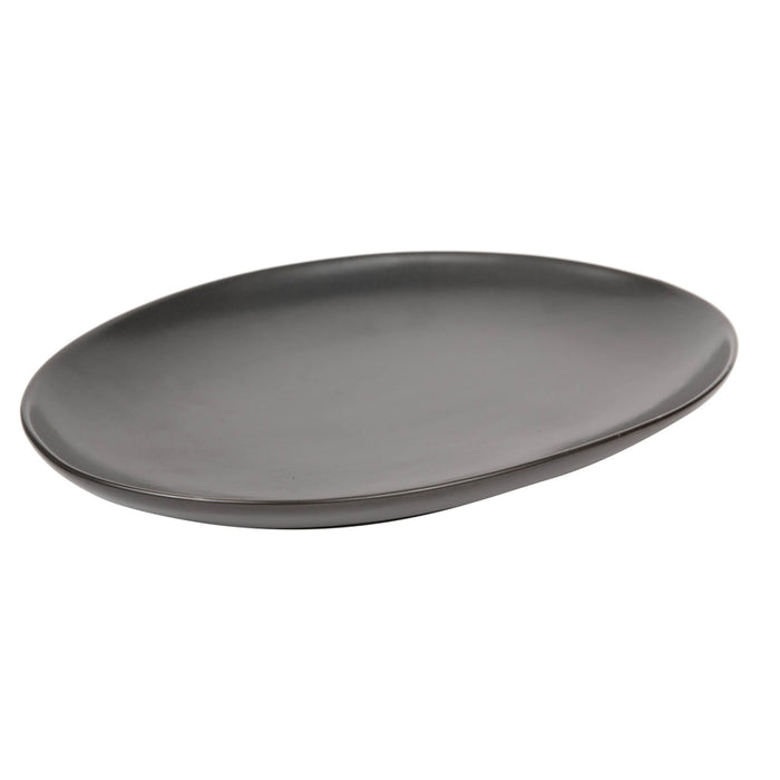 Porcelain Deep Oval Plate 12 Inch