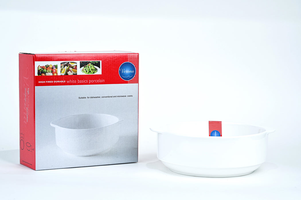 Porcelain Bowl With Handle 23cm