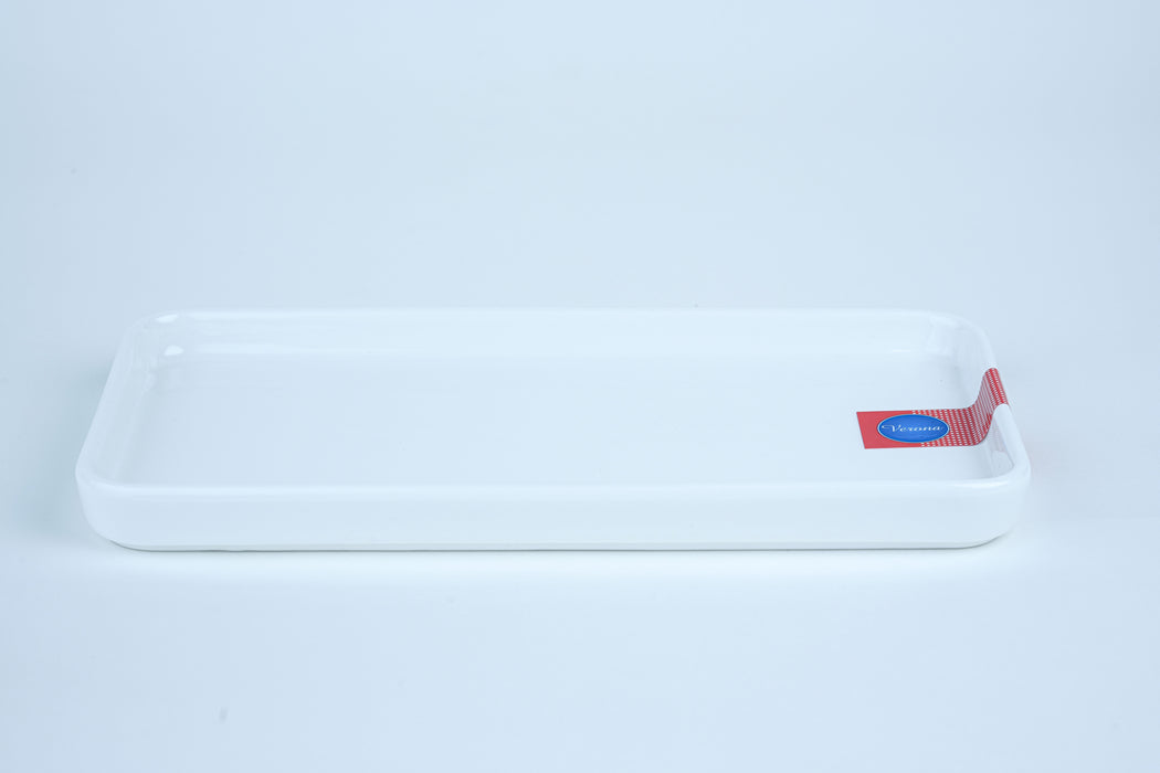 Porcelain Rectangle Platter 10 Inch