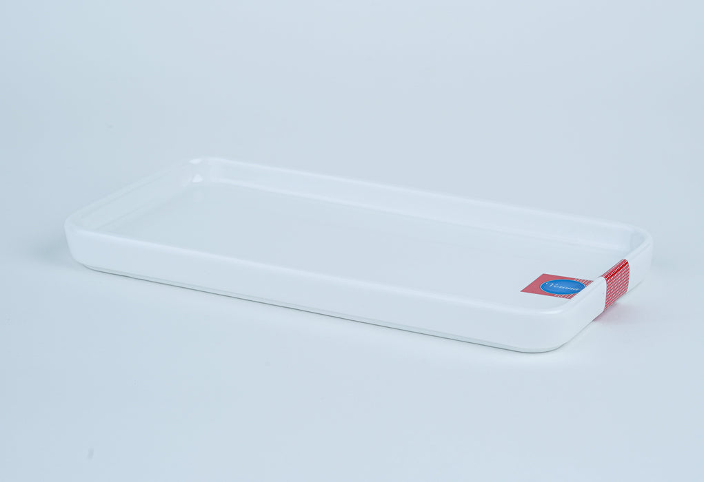Porcelain Rectangle Platter 10 Inch