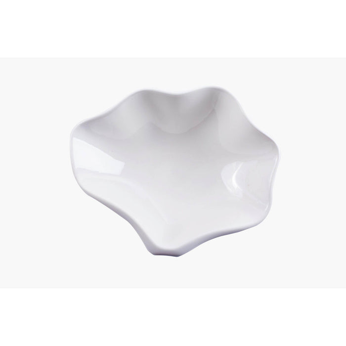 Porcelain Shell Shape Bowl 10.75 Inch