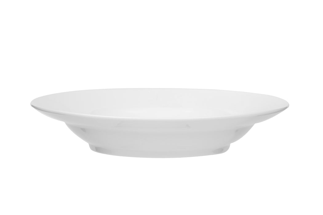 Porcelain 6pc White Soup Plate Set 23cm