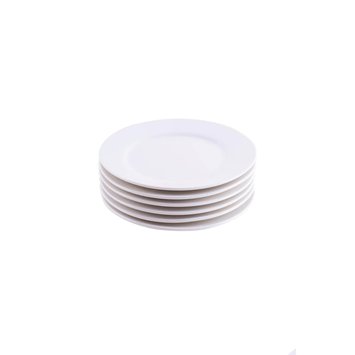 Porcelain 6pc Dinner Plate Set 10 Inch
