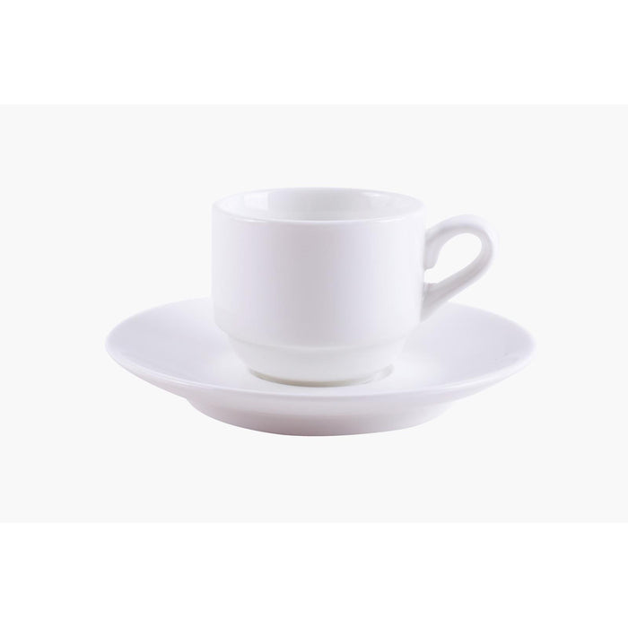 Porcelain 2pc Turkish Coffee Cup N Saucer Set 6cm