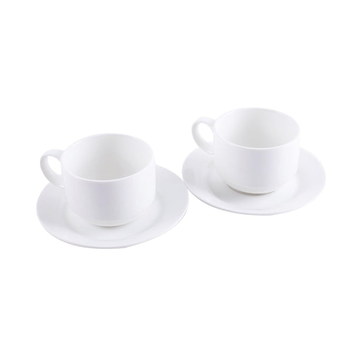 Porcelain 2pc Cup N Saucer Set 22cl