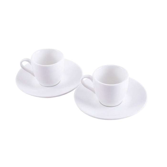 Porcelain 2pc Espresso Cup N Saucer Set 8cl