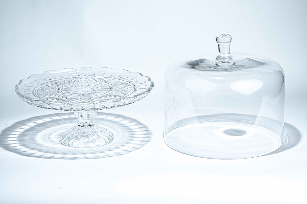 Royal Cake Plate With Dome 27.3cm