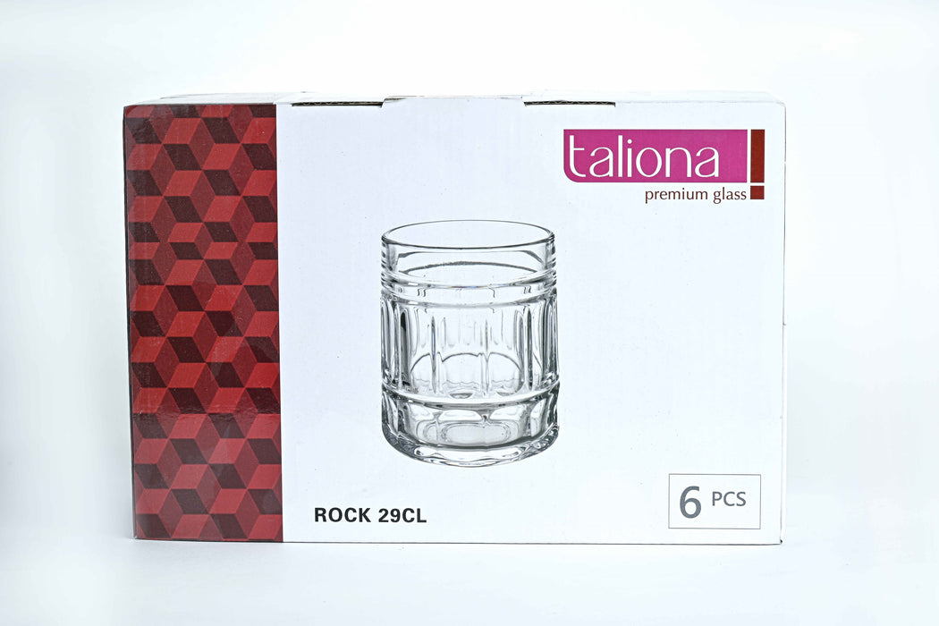 Rock 6pc Glass O/F Tumbler Set 29cl