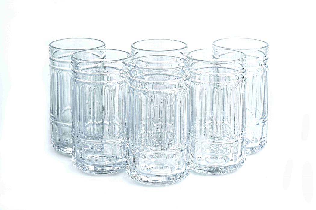 Rock 6pc Glass H/B Tumbler Set 35cl