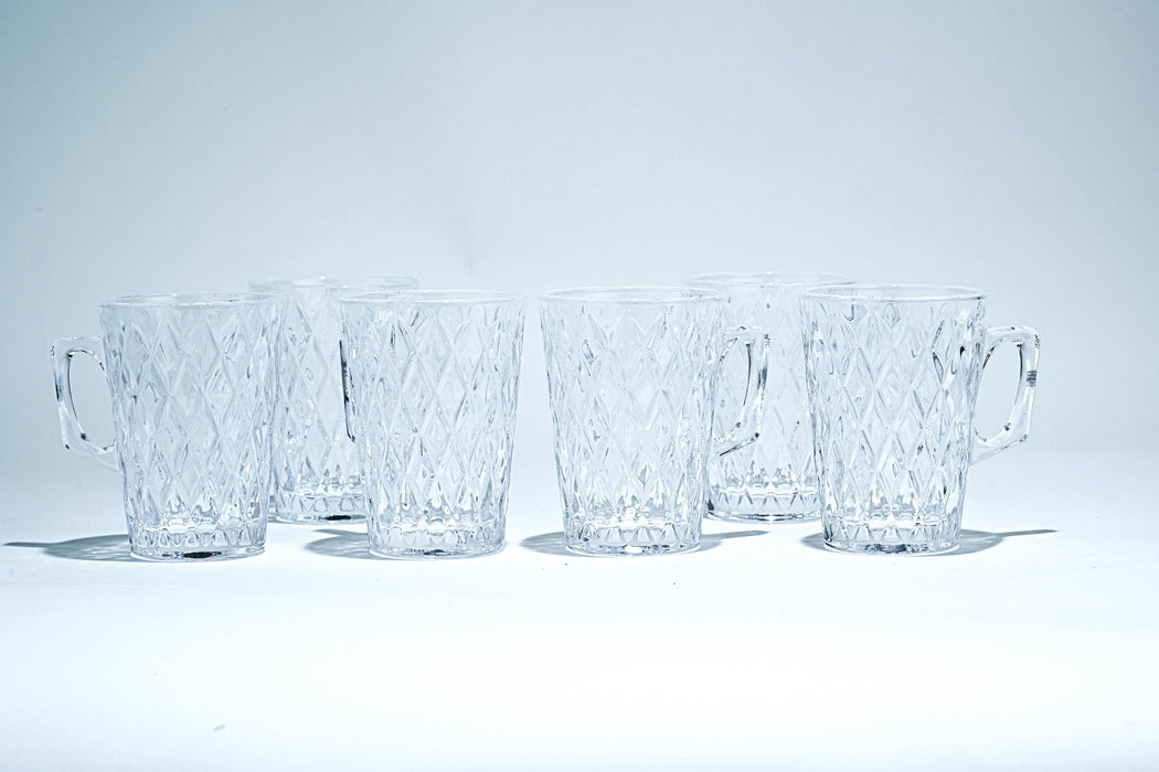 Matis 6pc Glass Tea Cup Set 11cl