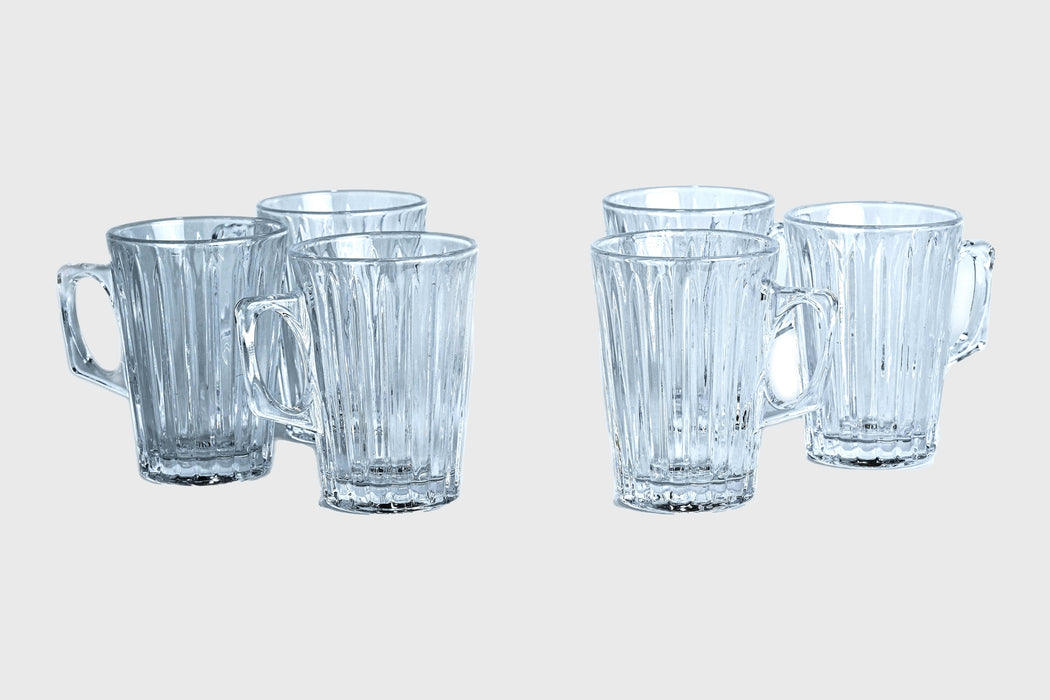 Harmony 6pc Glass Tea Cup Set 11cl