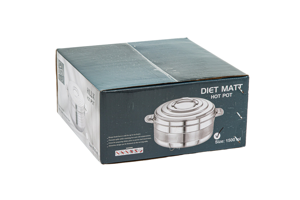 Diet Matt Stainless Steel Hotpot 1.5 L