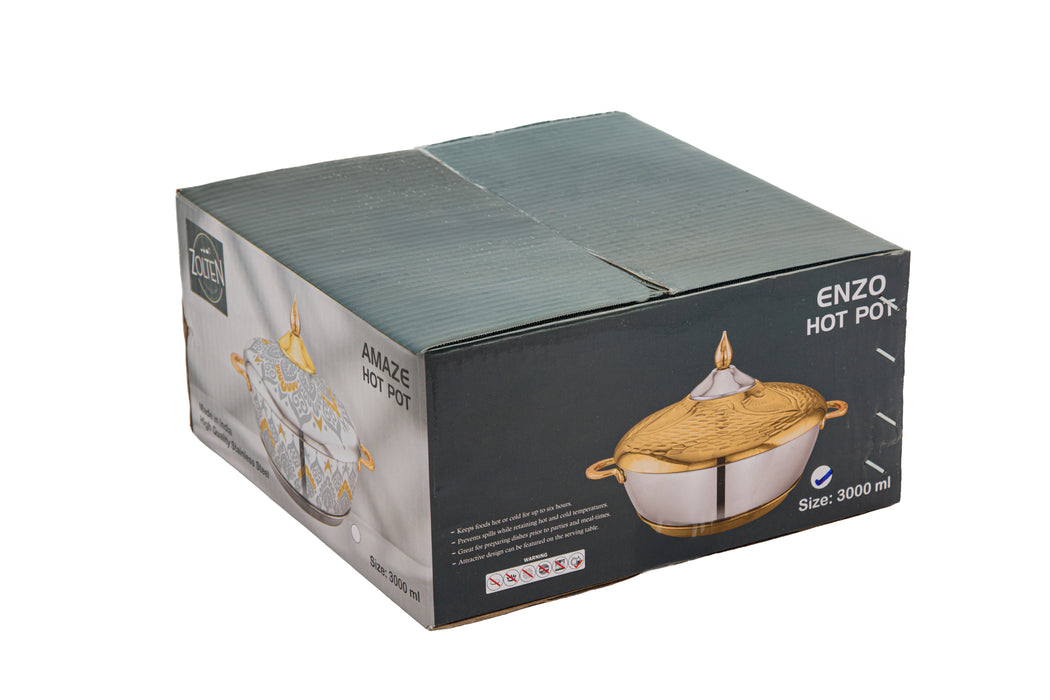Enzo Gold Stainless Steel Hotpot 3 L