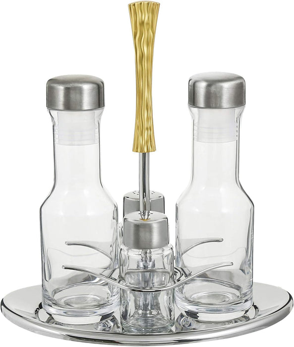 Onda Gold Salt & Pepper, Oil & Vinegar Set