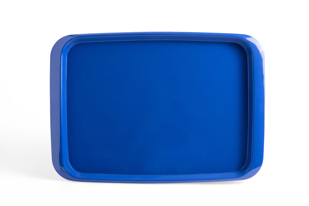 Blue Melamine Rectangular Serving Tray 44x32cm