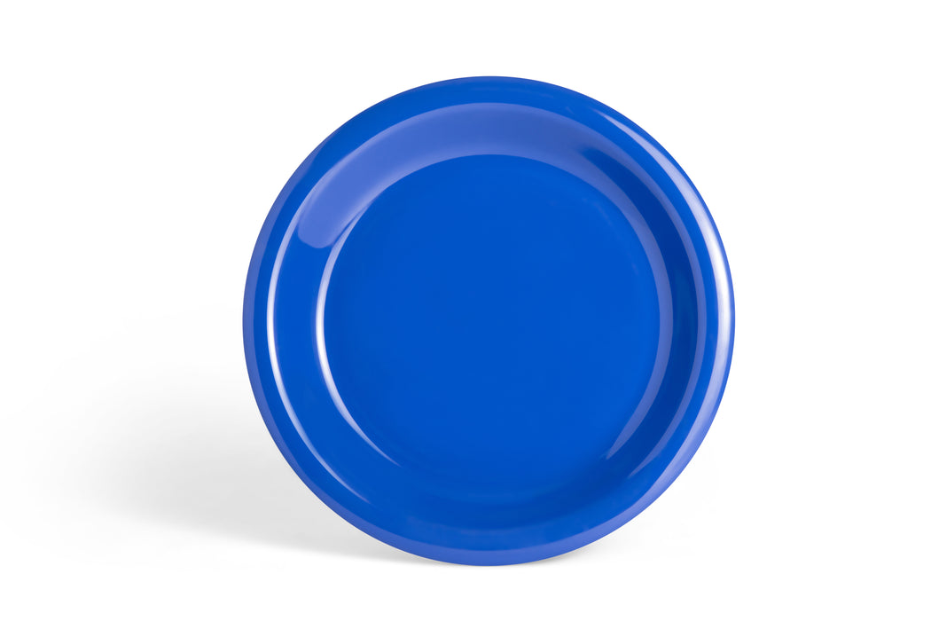 Blue Melamine Dessert Plate 20cm/8"