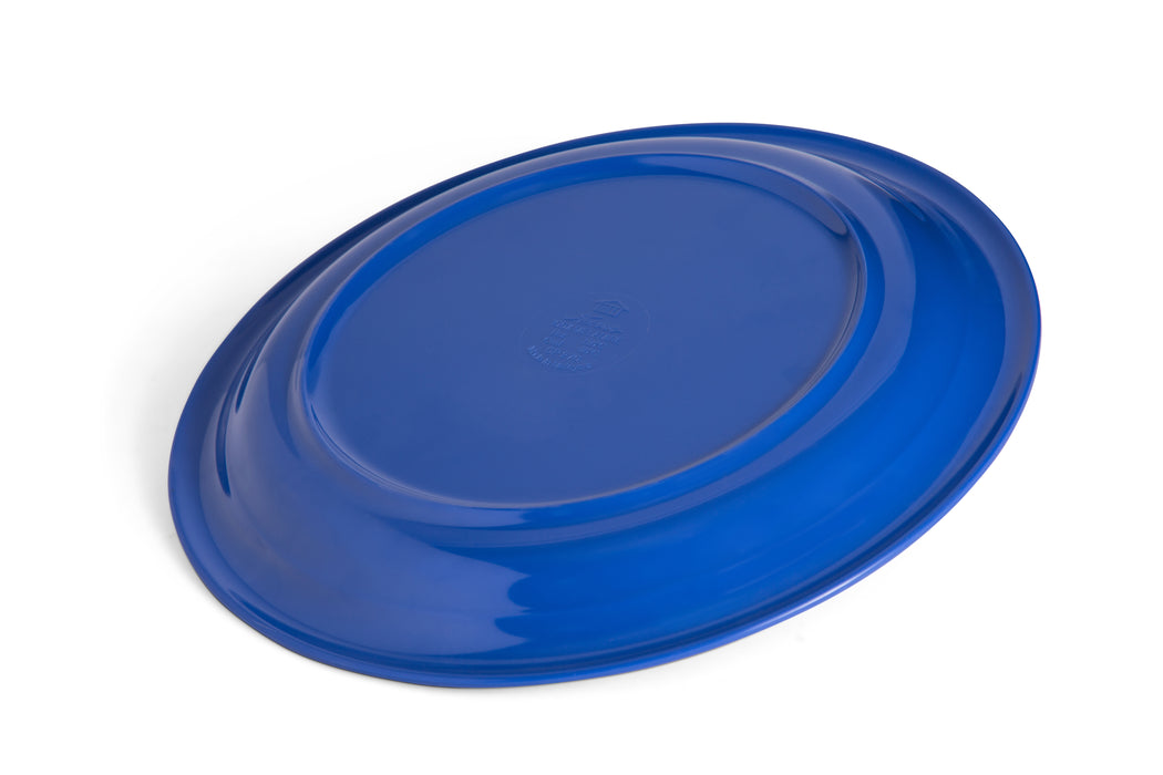 Blue Melamine Round Dinner Plate 27cm/11"