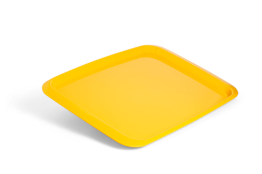 Yellow Melamine Rectangular Serving Tray 44x32cm