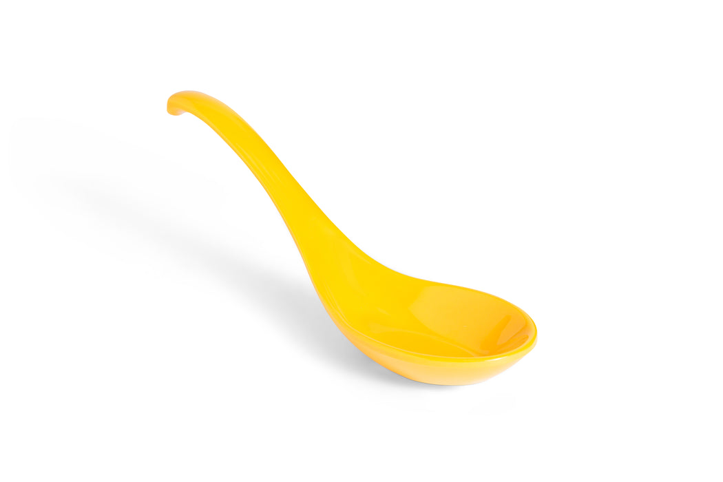 Yellow Melamine Soup Spoon 15cm