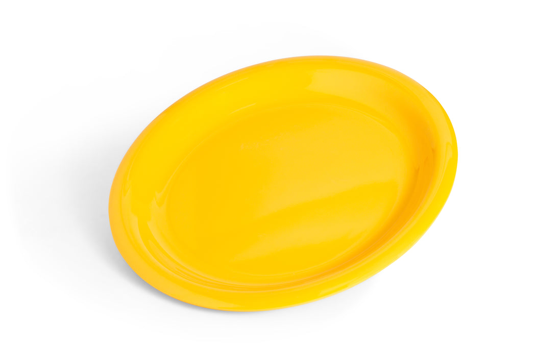Yellow Melamine Round Dinner Plate 27cm/11"
