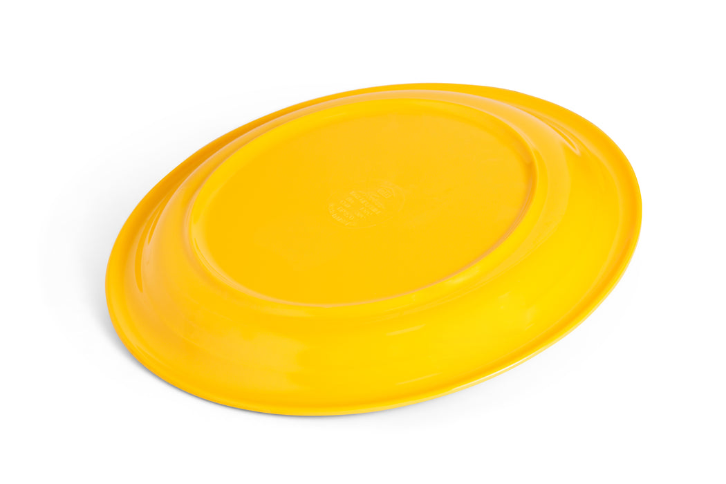 Yellow Melamine Round Dinner Plate 27cm/11"