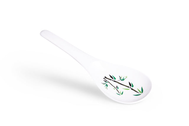 Green Bamboo Melamine Rice Scoop 22cm